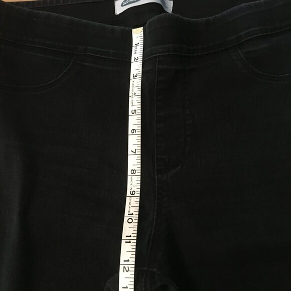 Old Navy Black Denim Super Skinny Mid-rise Jeans - Picture 11 of 14